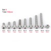 Bolts, 160pcs Stainless Steel SS304 Hex Socket M5 Screws Bolts