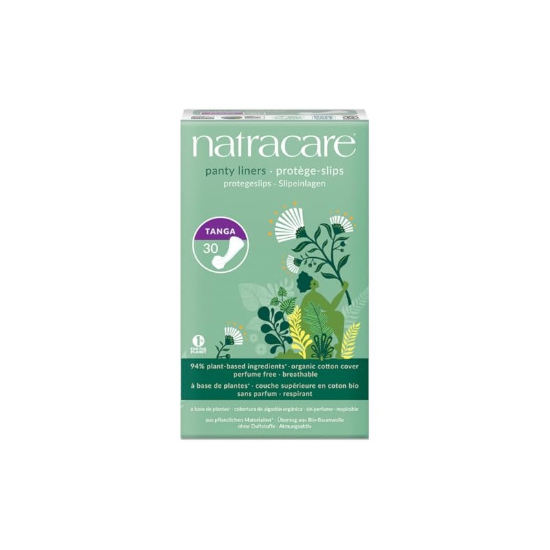 Natracare Natural Organic Thong Style Panty Liners - 30 Pads(2