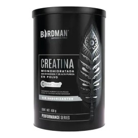 Creatina Monohidratada Pura 2 Botes De 450g 180 Serv Birdman Sin Sabor