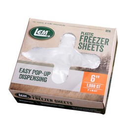 LEM Products Plastic Freezer Sheets (6"x10-3/4")