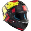 MT Targo S Motorcycle Helmet Brik CS Matt Fluo Yellow