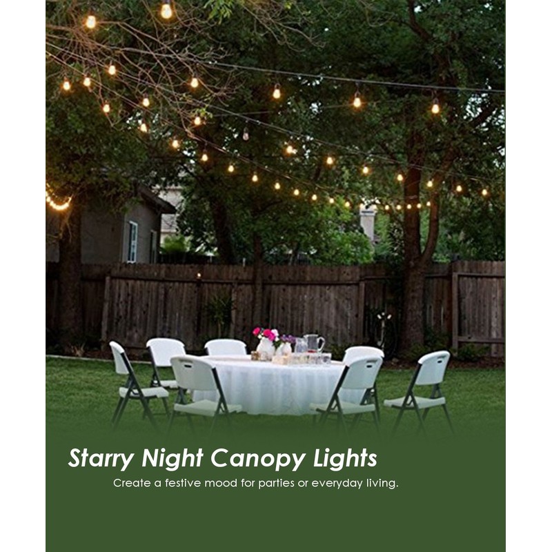 LED String Light Replacement Bulbs S14 4-Pack 1.5w