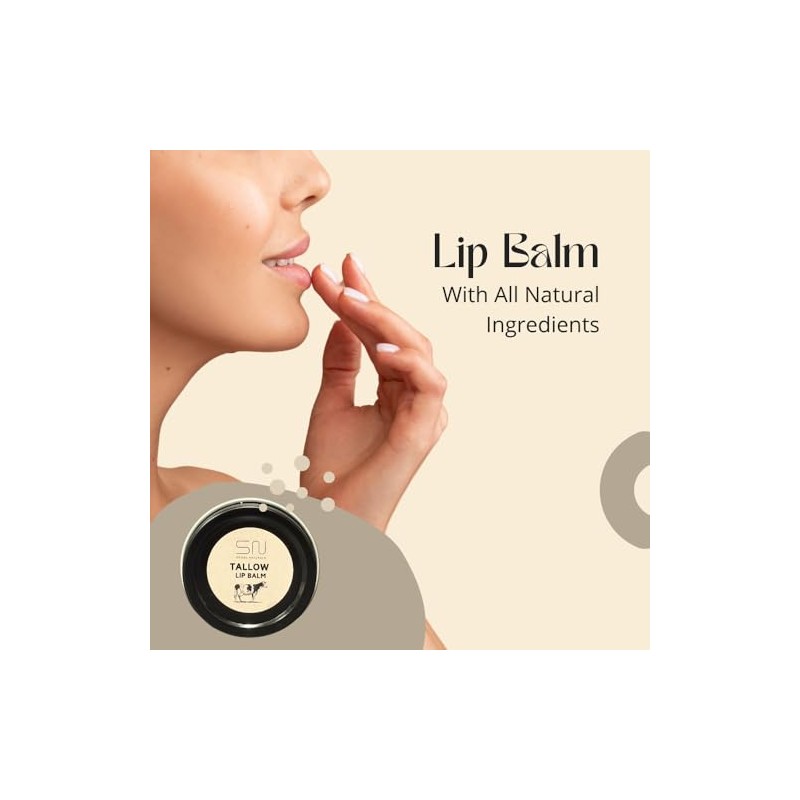 Seoul Naturals Bálsamo Labial De Sebo, Sabor Vainilla, K Beauty,