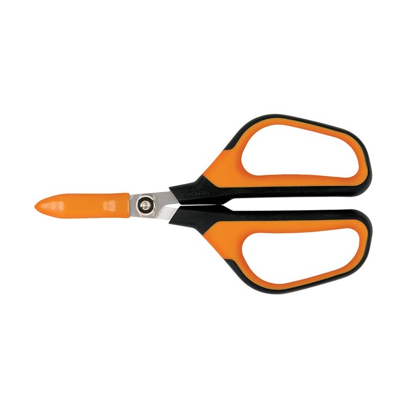Fiskars Comfort Loop Micro-Tip Pruning Snips - 7" Garden Shears
