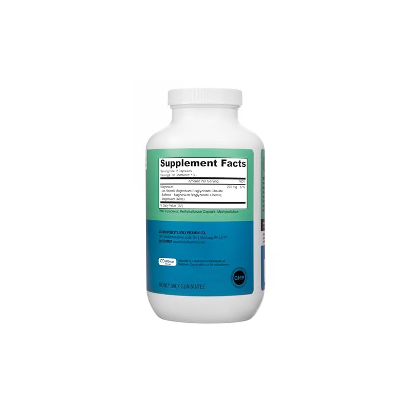 Lively Vitamin Magnesium Ease Quelado Altamente Biodisponible Tensión Estrés Nervios