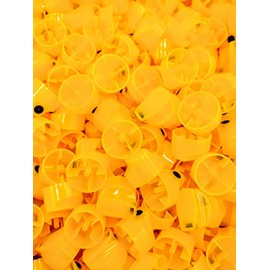 Spray Paint Caps Yellow Universal Banana for Female Cans, 0.7" Thin Clean Lines - Fits MTN, Ironlak, Belton, Montana, Flame and more! (20)