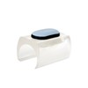 4 Furniture glides with PTFE/Teflon surface - transparent - for