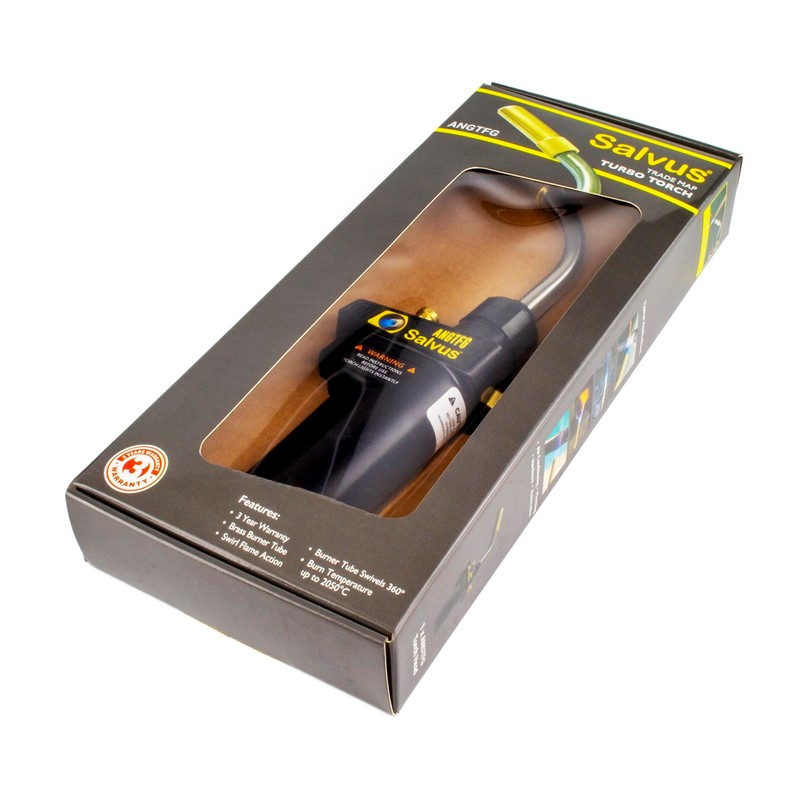 Kudos-Trading Turbo Torch Blow Torch 360 Degree Swivel Gun Neck