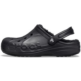Crocs Unisex Baya Lined Clog Black, Numeric_12 US Men