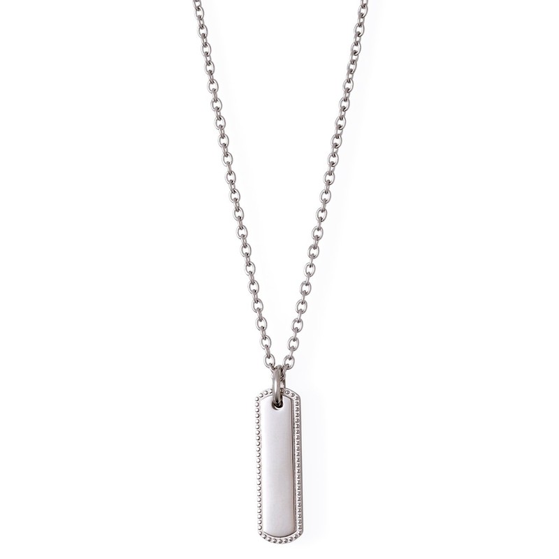 The Kiss TPD9014-40 Stainless Steel Women's Necklace, 15.7 inches (40