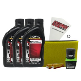 Cyclemax Standard Tune Up Kit with Spark Plugs compatible with 2005-2014 Kawasaki Brute Force 750