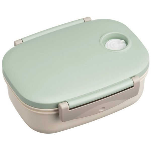 Skater MPP4N-A Vacuum Container, Storage Container, M, Bento Box, Sealed Container, Green, Made in Japan, 20.3 fl oz (600 ml)