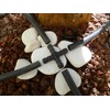 S&M 2 x Black Drip Cross 16mm 544606
