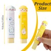 Cute Retractable Rubber Eraser, Pack of 2 Retractable Erasers for