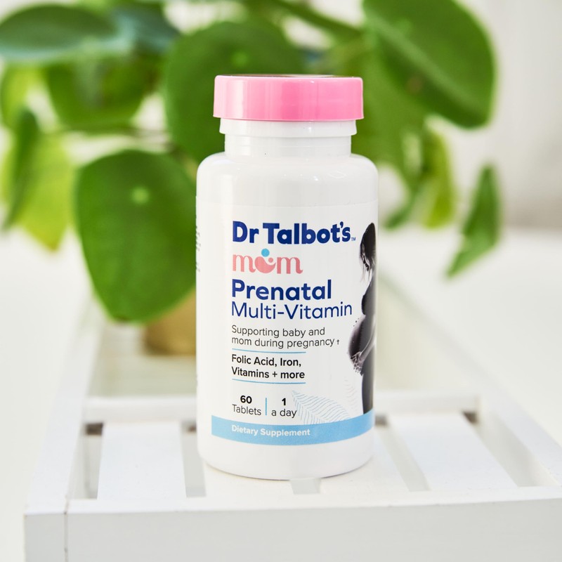 Dr. Talbot's Mom Prenatal Multi-Vitamin Daily Supplement - Folic Acid,