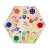 Original Marble Board Game Wooden Double Sided Fast Track Board