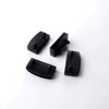 XIAONAN 54 mm, 20 pieces, slatted frame brackets, black, end