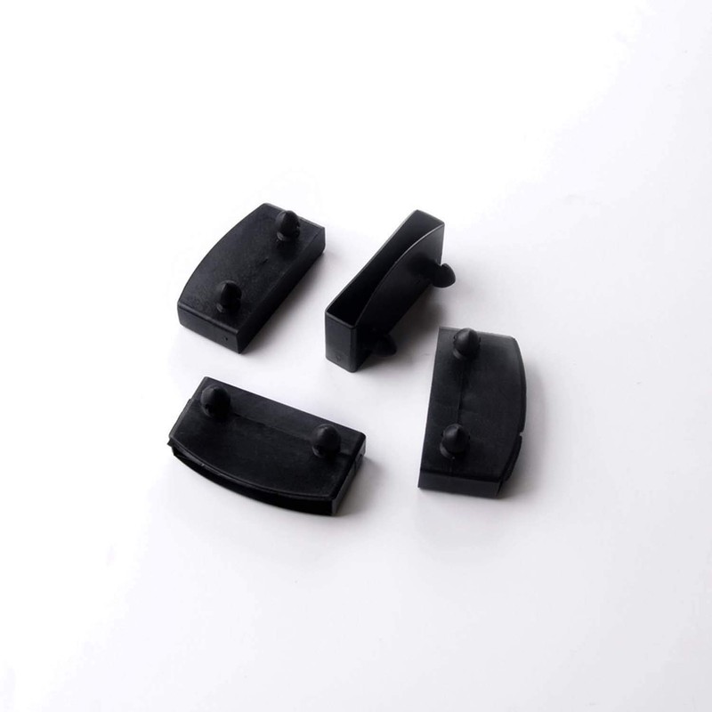 XIAONAN 54 mm, 20 pieces, slatted frame brackets, black, end