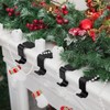 Christmas Stocking Holders for Mantel Set of 4, No-Slip Christmas