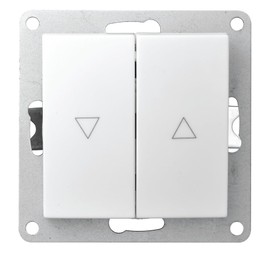 mcpower Flair” Switch, 250 V/10 A, UP, Up And Down Light, White