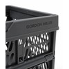 GORDON MILLER Collapsible Handle Container Cargo Basket Small Dark Gray