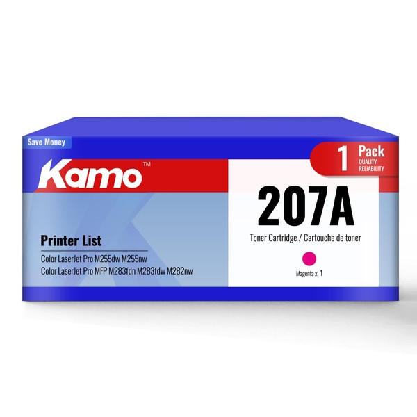kamo 207A Toner with Chip Compatible with HP 207A 207X