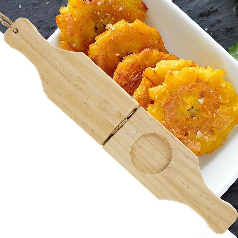 Wooden Tostonera Plantain Banana Smasher Maker Plantain Smasher Plantain Tostones