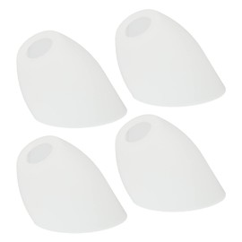 HEALLILY 4Pcs Lamp Shade Replacement Horseshoe Lamp Shade White Lamp Shade Cover for Multi- Head Stand up Lamp Bedroom Light
