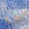 Summer Ocean Nail Art Stickers Decals 5D Embossed Cute Nail