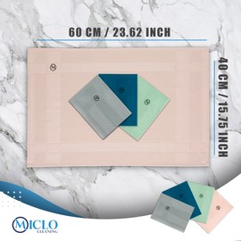 Microfibre Premium Cleaning Cloth Set of 4 - Magic Cloth | All Purpose, Absorbent Washcloth | Microfiber for Window, Kitchen, Bathroom | Lint-Free, Scratch-Free Glass CLoth |16'' x 24''| Salmon Series