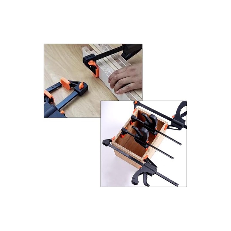 4 Pcs F Clamp Clip Bar Grip Quick Ratchet Release