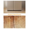 ZPAI Small Clear Area Mat, 3'×3' PVC Waterproof Hard Floor