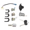 Car Full Lock Cylinder Key Set MR259111 Replacement for Mitsubishi
