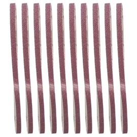 Sanding Belt Set, Belt Sander Sanding Belt, 10-Piece Sanding Belts, 60# Belt Sander Sanding Belt 533 x 9 mm Aluminium Oxide Sandpaper for Belt Sander Sanding Machine