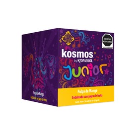 kosmos JR By Komasol, Pulpa de mango- zanahoria con Vitaminas, Complejo B y Zinc