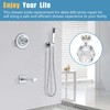 Faucet Handle Replacement for Delta Faucet RP2391 Clear Shower Knob