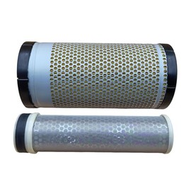 Outer Inner Air Filter TO27016321 TO270-16320 10400511200 Fits Mahindra Tractor 3215 3016 3316 3616 1526 1626 Gear/Shuttle, 2815 3016 3316 3616 1526 1626 HST;Kubota Engine D1105 D1703 D1503