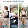 Posture Corrector Men Women, Back Brace Upper Back Support Belt