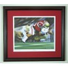 Alabama Football The Sack vs. Notre Dame by Daniel Moore - Featuring Cornelius Bennett Framed Print