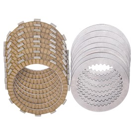 Road Passion 15pcs Clutch Discs Clutch Discs Kit 21441-44B00-000 21441-44B01-000 21451-44B00-000 Compatible with Suzuki DR800 1990-1997