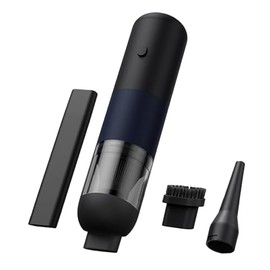 MAXDARE 4000PA Mini Car Vacuum Cleaner, Wireless, Handheld, Portable (for Car & Home) Dual Use HEPA Dust Catcher (Black)