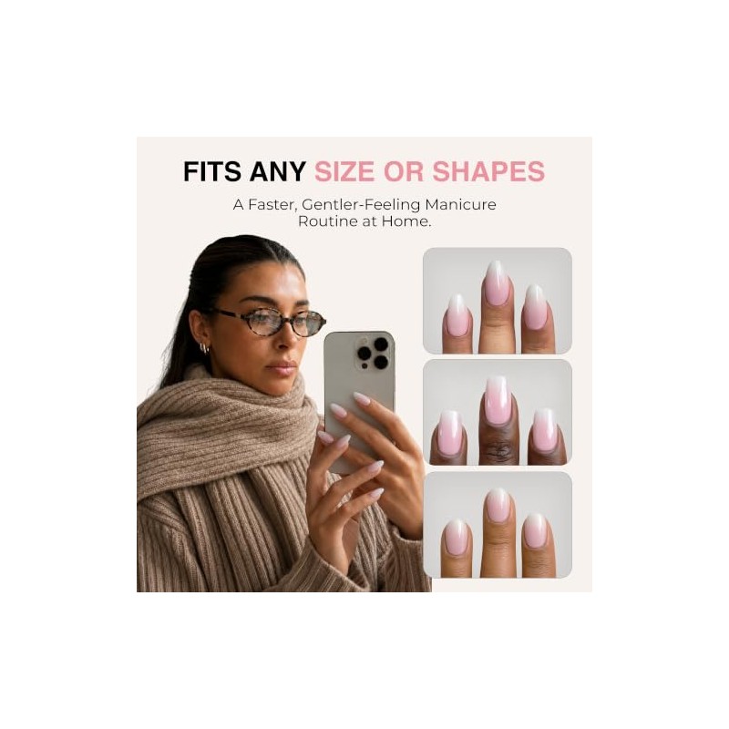 Sassy Saints Pegatinas para uñas sin rayos UV | Ombré