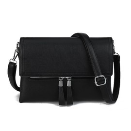 Gladdon Small Crossbody Purse for Women Trendy Shoulder Bag with Adjustable Strap Ladies Handbags Black