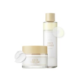 I'm From Rice Toner Cream Set Korean Skincare for Glass Skin Vegan Hydrating for Dry Skin