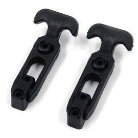 T Tulead 2PCS Boat Hatch Latches T Handle Latch Rubber Cooler Latch Tool Strap Hood Machine Draw Latches 4.3" x 2"