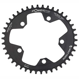 Wolf Tooth Elliptical 110 BCD 5 Bolt Chainring 42T Compatible with SRAM Flattop