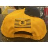 Premium Headwear Roberto Clemente 21 Yellow Baseball Cap Hat Gorra Puerto Rico