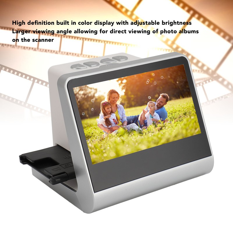 Film Scanner to Digital HD 5in LCD Screen 16G Memory