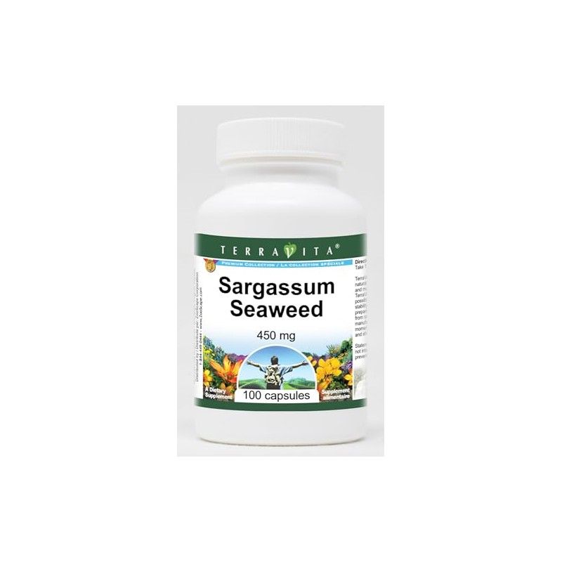Sargassum Seaweed - 450 mg (100 Capsules, ZIN: 521350)
