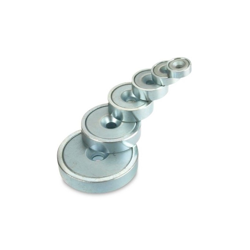 magnets4you Neodymium Flat Gripper Diameter 48.0 x 11.5 mm with